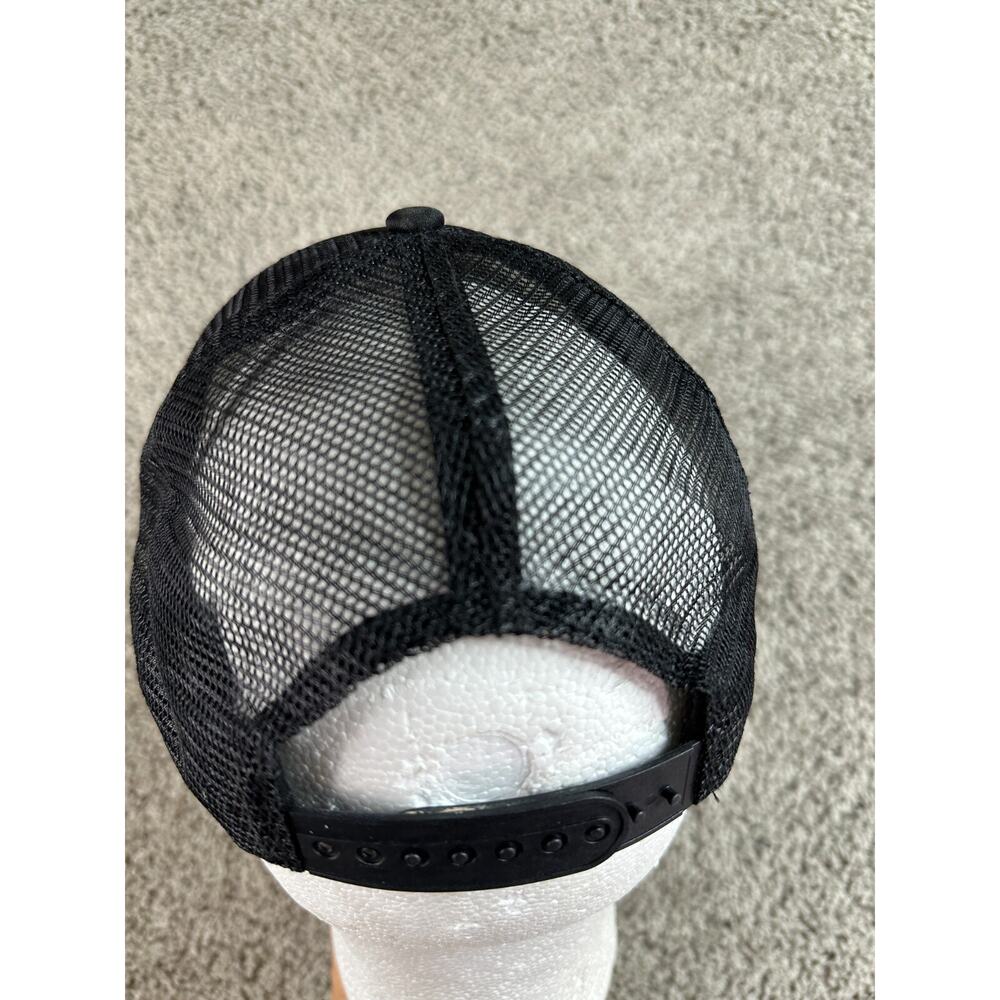 Volcom Stone Hat Mens OS Black Pink Mesh Snapback Trucker Cap Skater - Picture 7 of 9